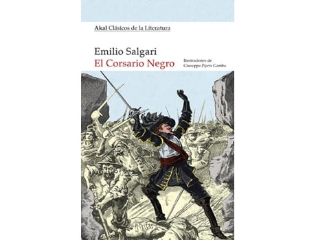Livro El Corsario Negro de Emilio Salgari (Espanhol)
