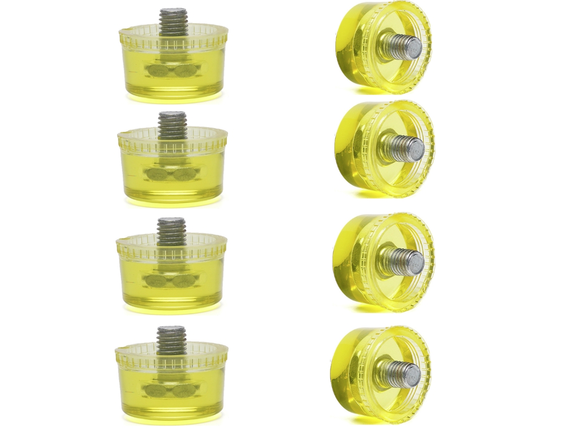 Cabeças De Martelo De Borracha De 8 X 25 Mm, De Nylon, De Borracha E De Nylon.