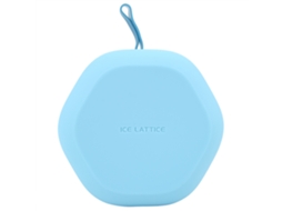 Molde de Gelo de Silicone Mini para Casa com Tampa Azul Claro Diy Bandeja de Gelo Cozinha | S/MARCA