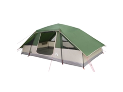 Conjunto 1 Barraca Familiar Vidaxl Verde Poliéster (10 Pessoas)