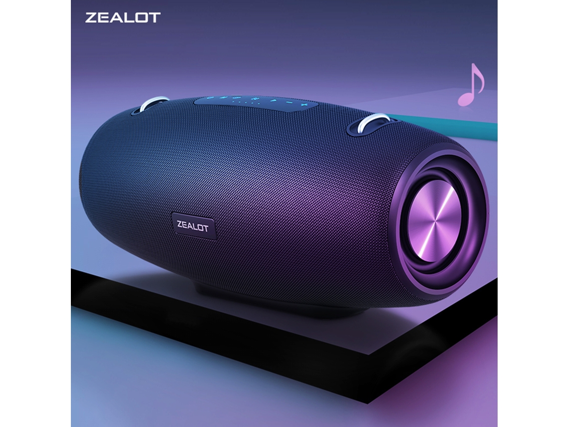 Altifalante Bluetooth Portátil Zealot S67 60w Ipx6