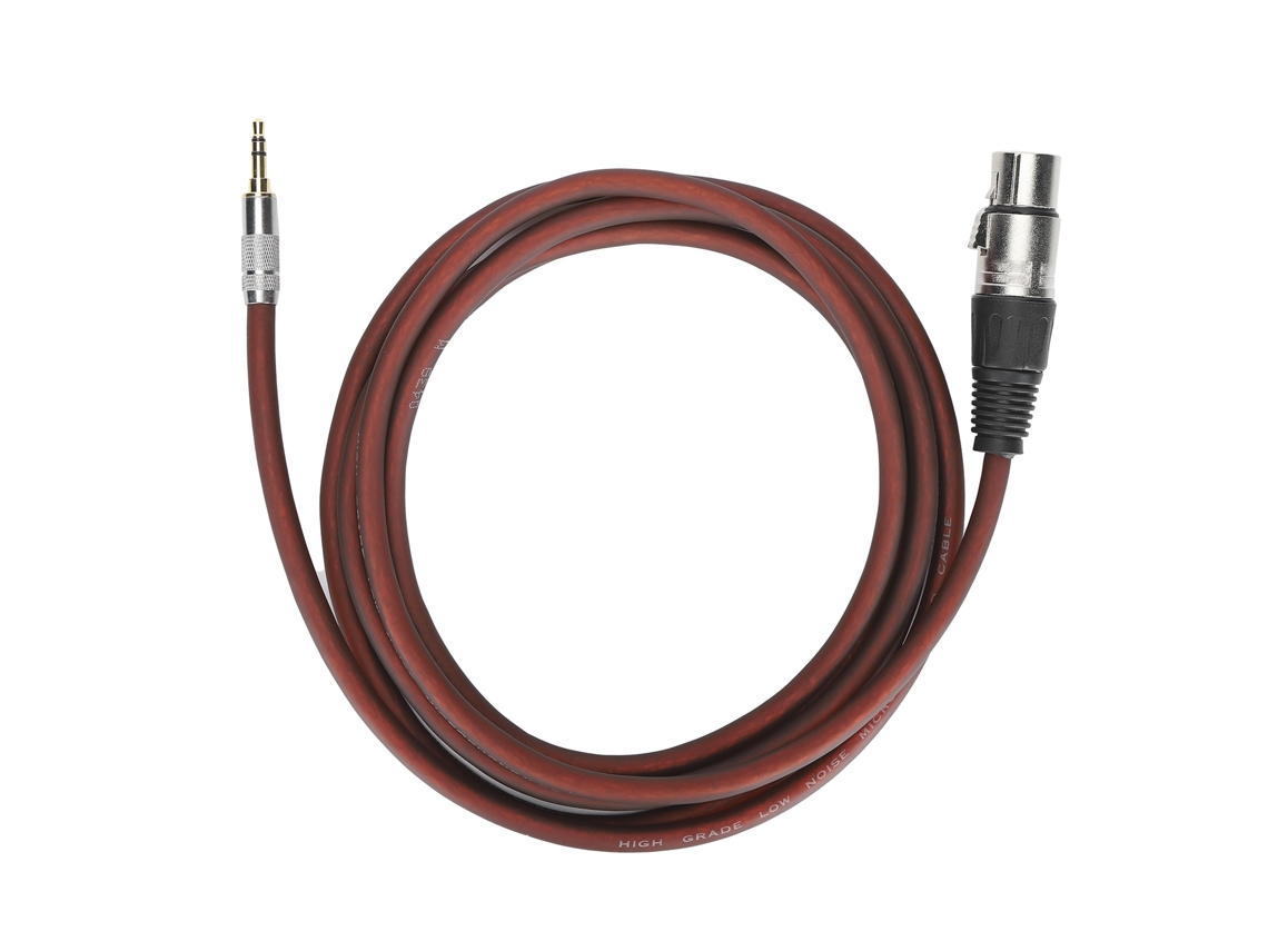 Lurelia Cabo Xlr Fêmea 3,5 Mm, Balanceado, Para Microfones, Iphone E Ipad