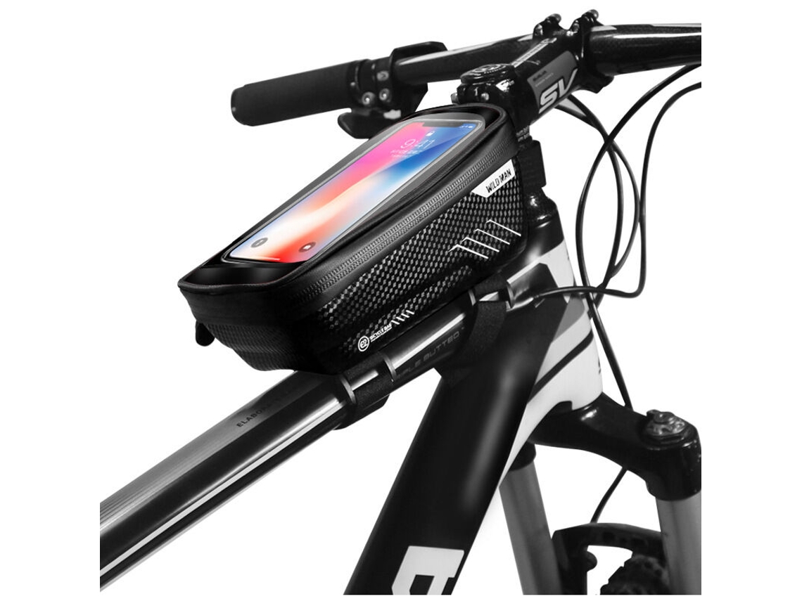 Bolsa Impermeável Para Celular De Bicicleta 1l - Suporte De Guidão Tátil Até 6.5''
