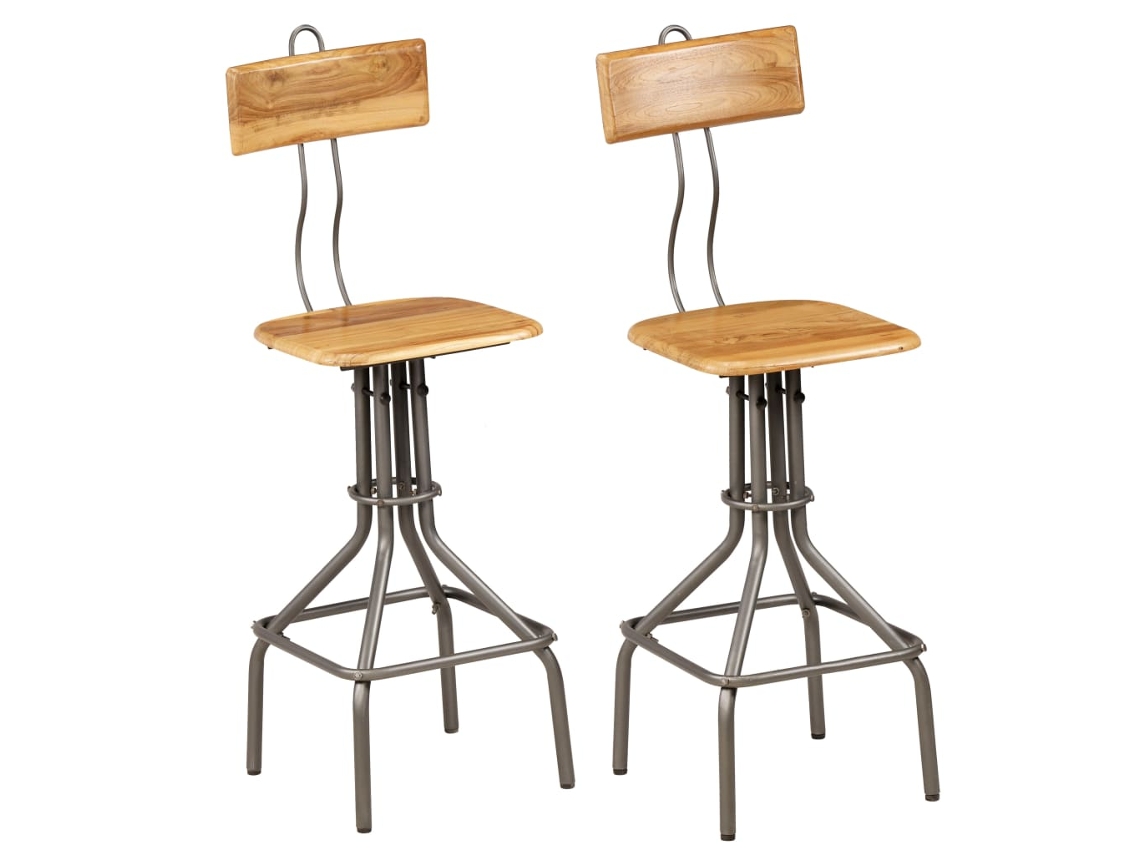 Bar Chair, Bar Chairs Vidaxl Marrom Madeira