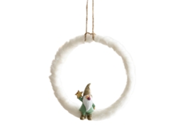 KOFIHETY Enfeite de Natal em forma de estrela redonda de 5 pontas para árvore de Natal, janela, mesa e decoração de casa.