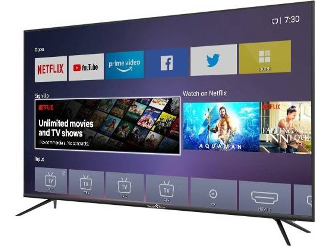 TV SMART TECH LE-55F3 (LED - 55'' - 140 cm - 4K Ultra HD - Smart TV ...