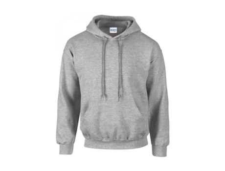 Sweatshirt para Unisexo GILDAN (5XL - Algodão - Cinzento)