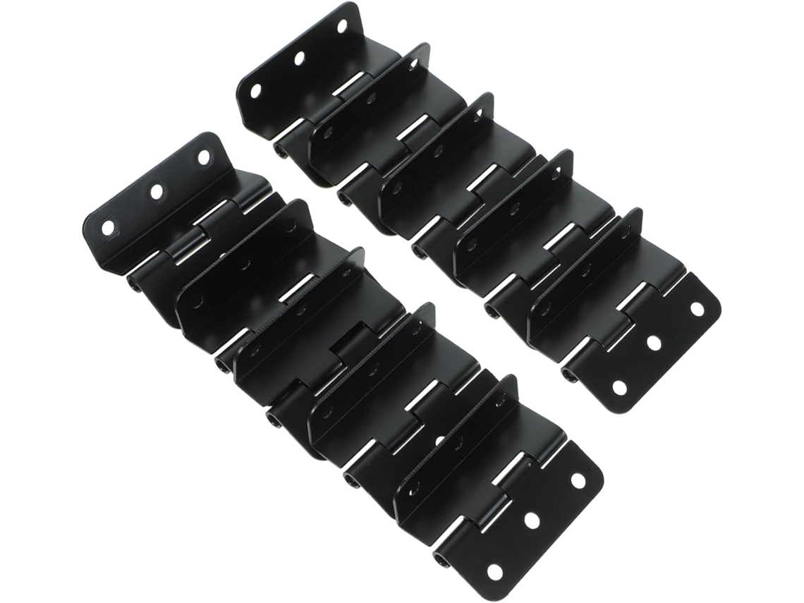 Conjunto De 10 Dobradiças Ferro 2 Polegadas Com Seis Furos Para