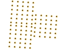 Conjunto De 3 Pins Decorativos Girassol Série Para Escritório