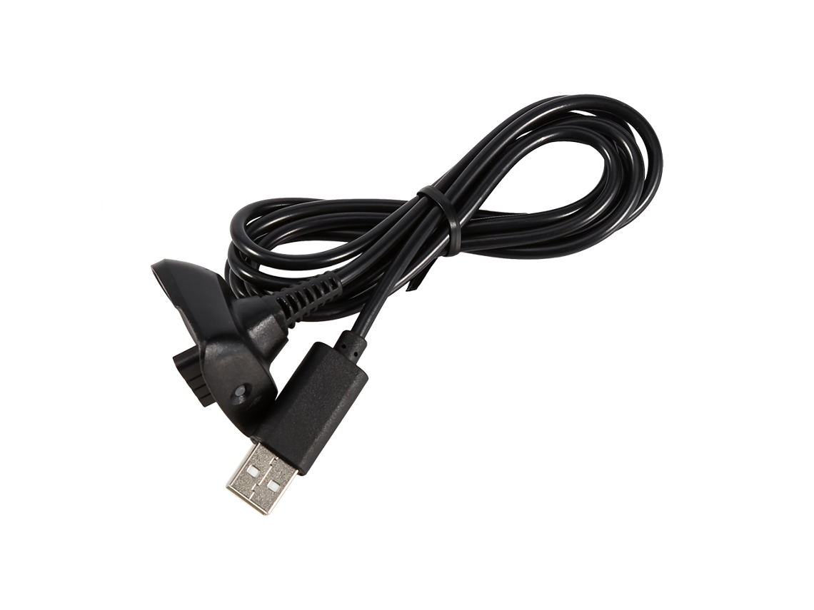 Mali cabo de Carregamento Usb 1.5m para Controlador Sem Fios Xbox 360 Preto Acessório