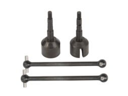 Mali eixo de Transmissão Traseiro Cvd de Aço para Carros Rc Arrma Granite e Outros 1/10 Preto