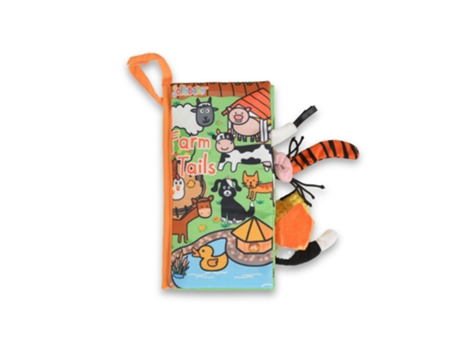 Livro Macio Com Caudas Farm J8231 Jolly Baby Jolly Baby