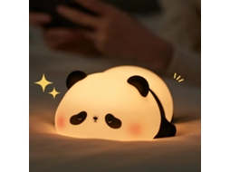 (panda) Luz Noturna Led De Silicone Com Sensor De Toque