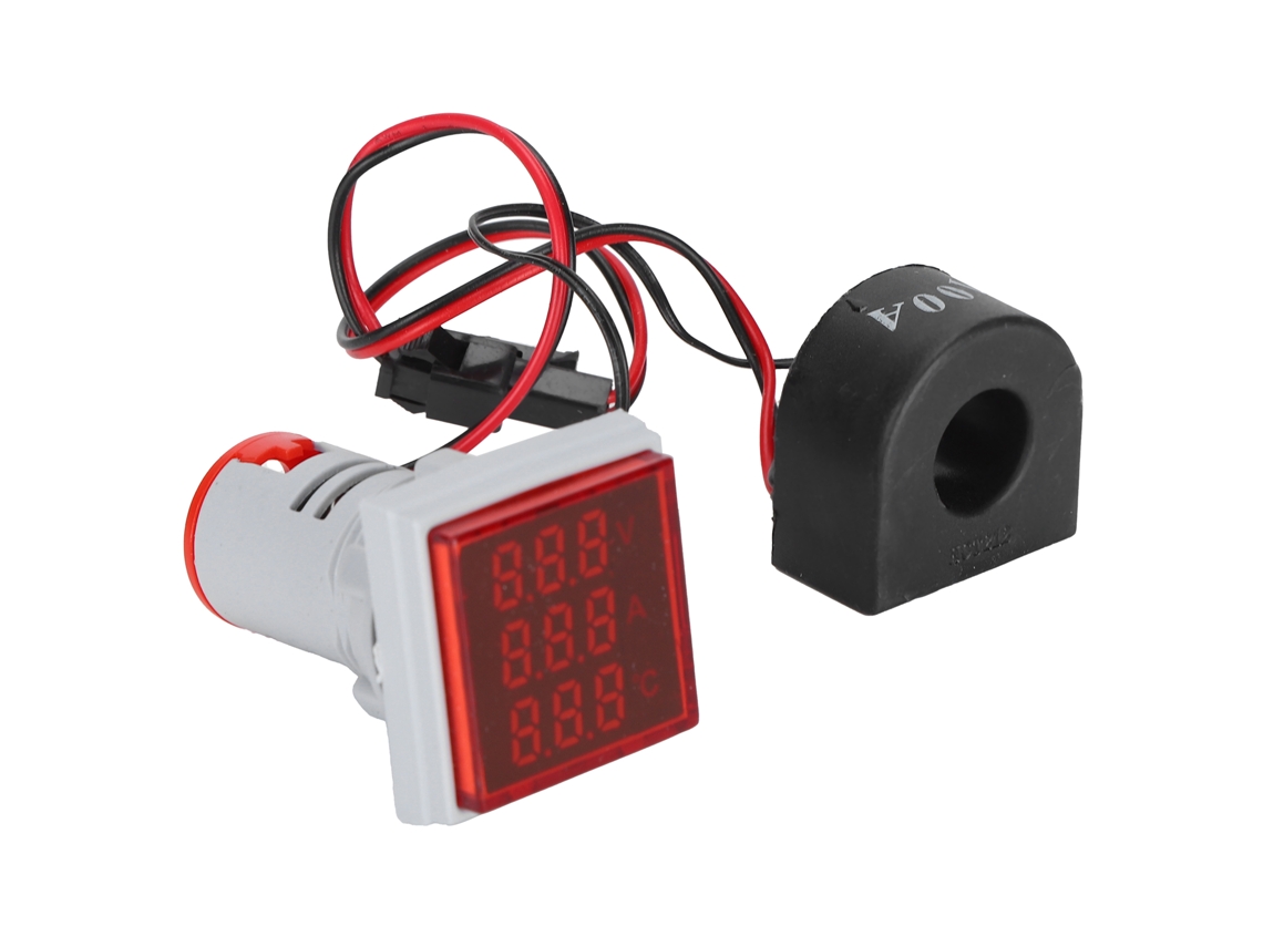 Laxiscreed Medidor De Sinal Com Display De Temperatura Para Tensões De 60-500vac