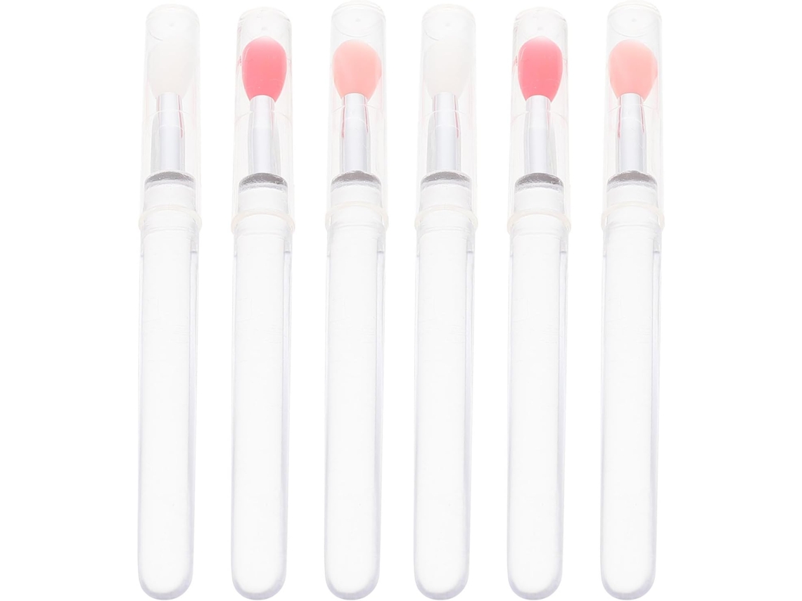 Pinça e protetores labiais de silicone, conjunto de 6 peças com tampa.