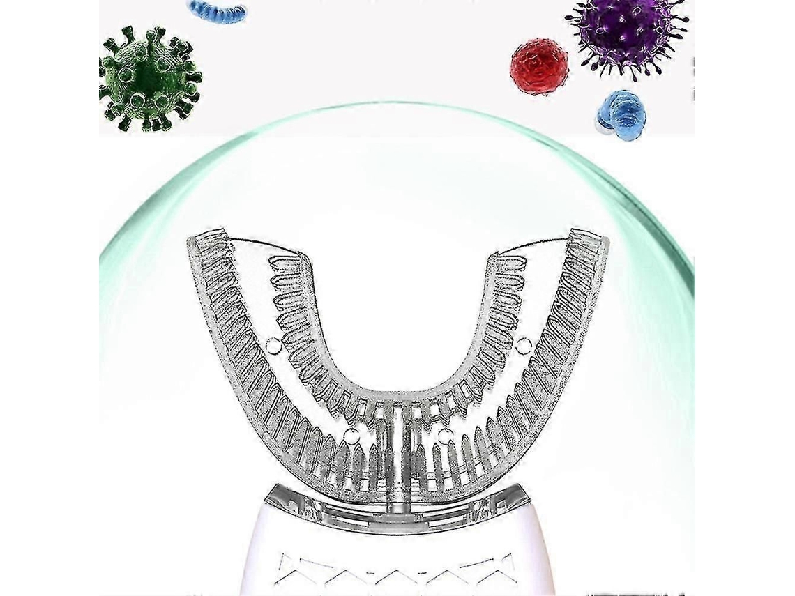 Escova De Dentes Ultrassônica Elétrica, Ferramenta De Cuidados De Clareamento De Dentes Em Forma De Silicone U, Escova De Dentes Elétrica Adulta