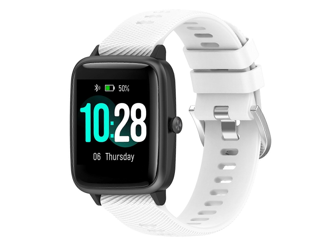 Pulseira De Silicone Texturizada Cruzada De 19 Mm Para Xiaomi Haylou Solar Ls01
