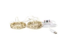 Luz de Cadeia 20m 200led Rgbw Controle App Bluetooth Música Usb Ip45