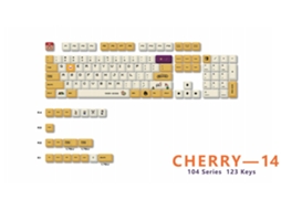 Lurelia Keycaps 104 Peças, Usb-c, Com Fio, Pbt, Dye-sub, Cor Vermelho Para Teclado Mecânico