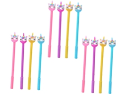 Conjunto De 12 Canetas Em Gel Com Estampa Unicórnio Da Doitool, Ideais