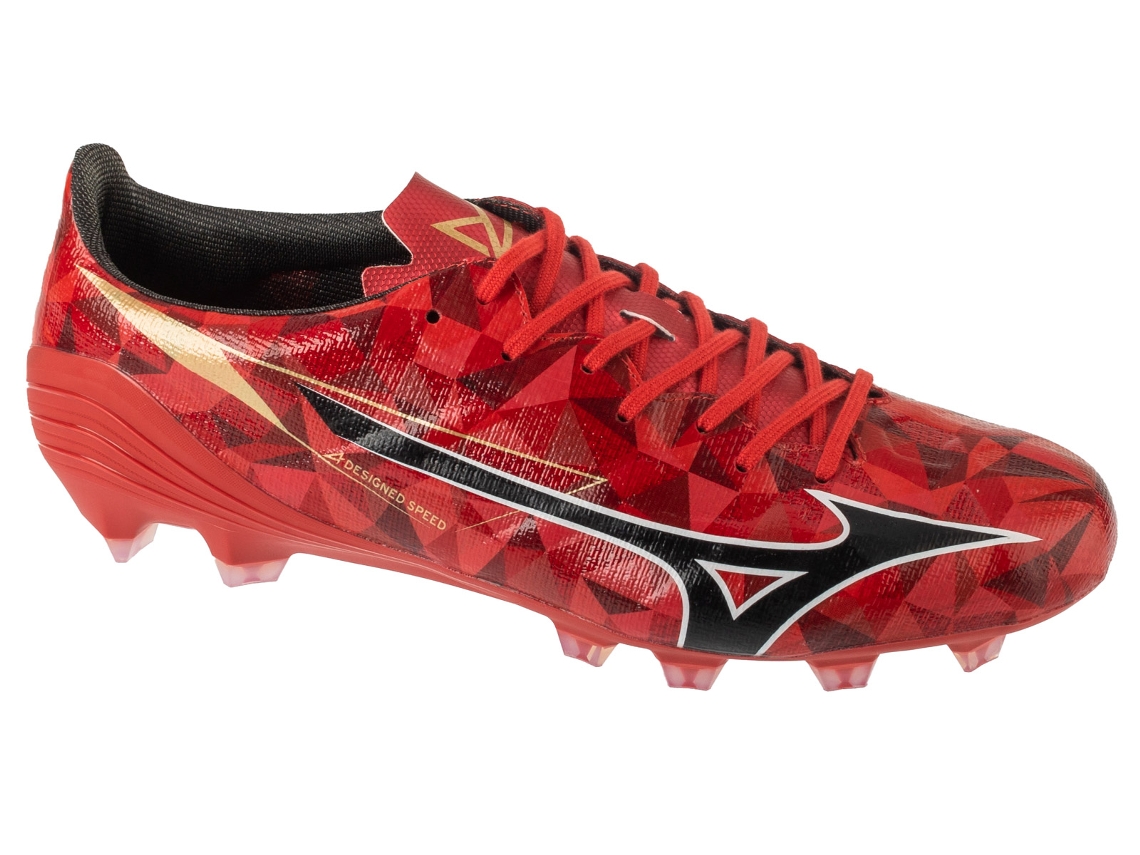Alpha Ii Pro Fg P1ga256460, Masculinos, Chuteiras De Futebol, Vermelho, 42 Eu Mizuno