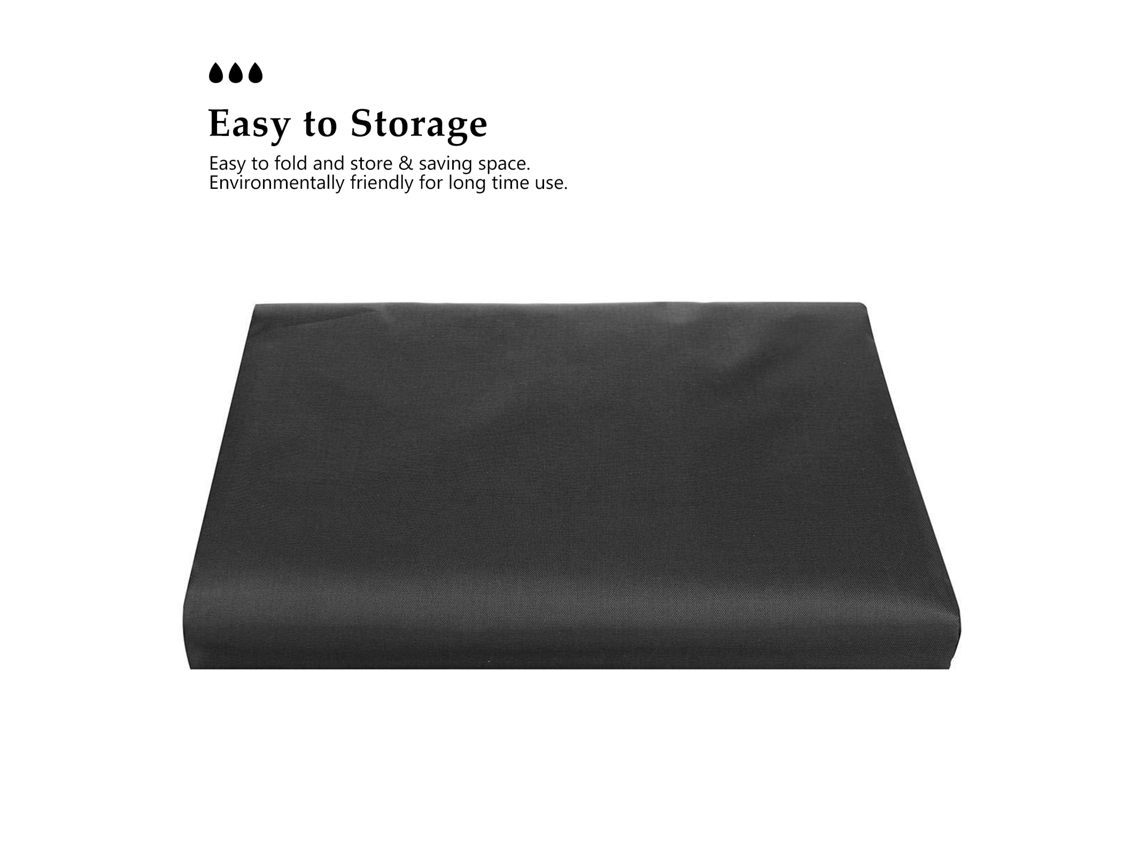 Capa para Mesa de Tênis de Mesa À Prova D'água Oxford 210d Cordão Proteção S/MARCA