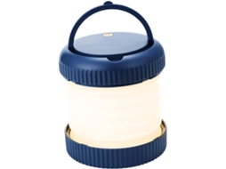 Lanterna Dobrável de Led Azul para Barraca, em Abs, Recarregável Via Usb, Multifuncional e Portátil para Camping. SFUSHOS
