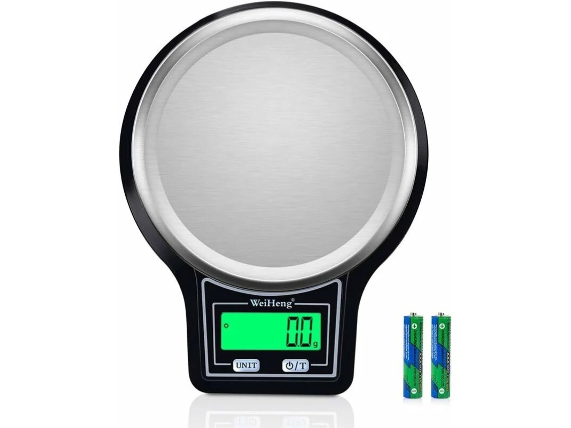 Balança Digital De Cozinha 7kg/0,1g, Aço Inoxidável, Display Lcd, Para Cozinhar E Assar