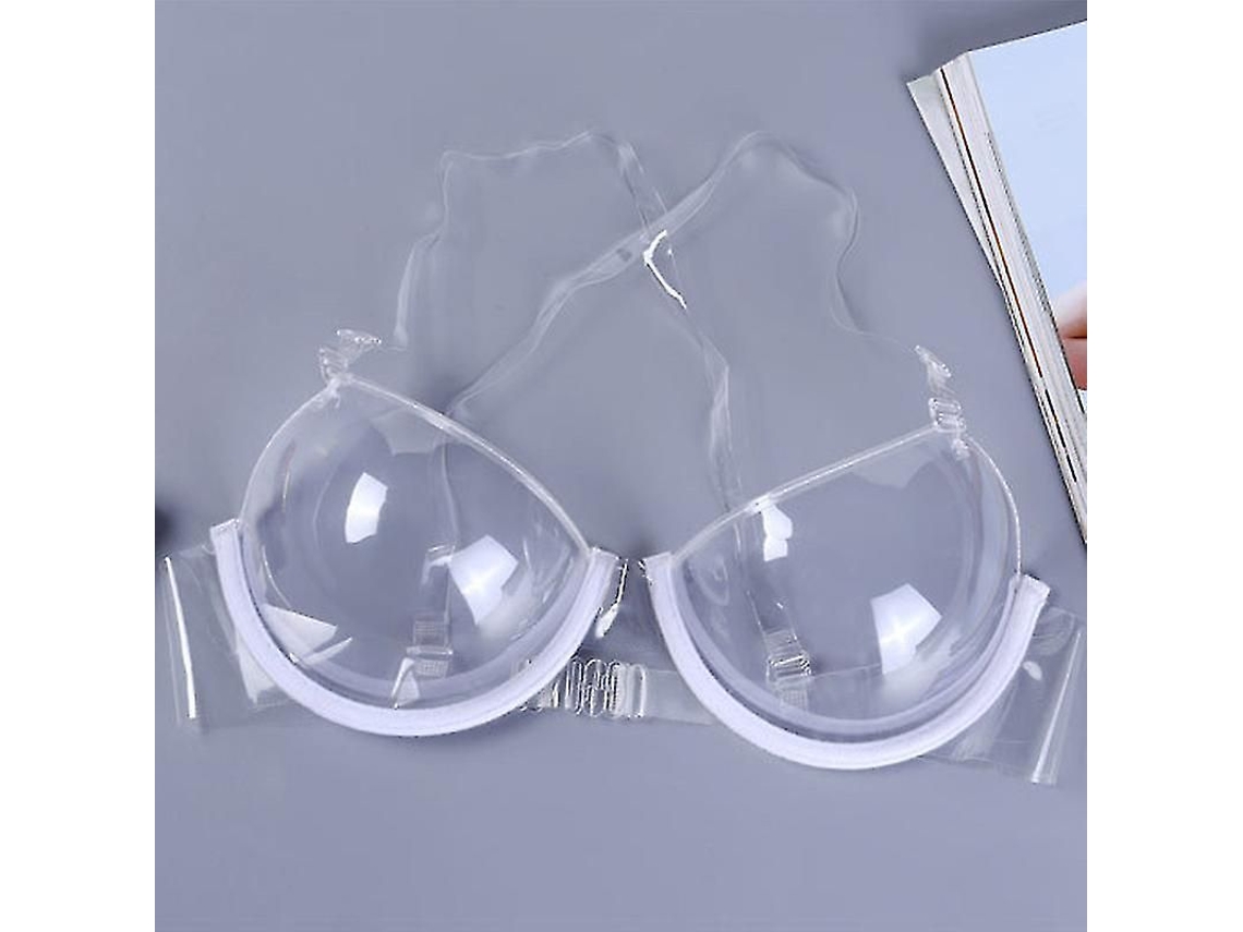 Sutiã Push Up Transparente De 3/4 Copo Estilo Euroamericano Com Alças Finas Invisíveis Para Mulheres Sexy