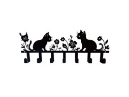 Ganchos Decorativos De Ferro Laxiscreed Two Cats Home Xuanguang Para Chaves, Toalhas E Utensílios