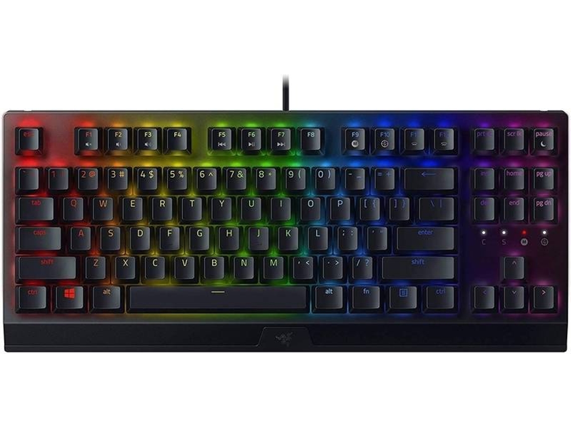 Teclado Gaming RAZER Blackwidow V3 (Mecânico - Inglês - Preto)