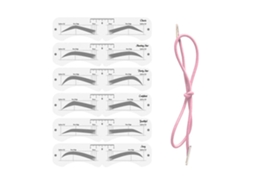 Conjunto De Molde Para Sobrancelhas Reutilizável Ideal Para Iniciantes
