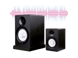 2pcs Almofadas Isolamento Monitor Estúdio Espuma Acústica Densa