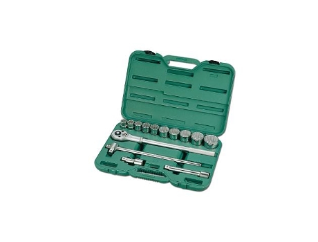 Conjunto de 14 chaves soquetes 3/4 12 ângulos 6214 Honiton