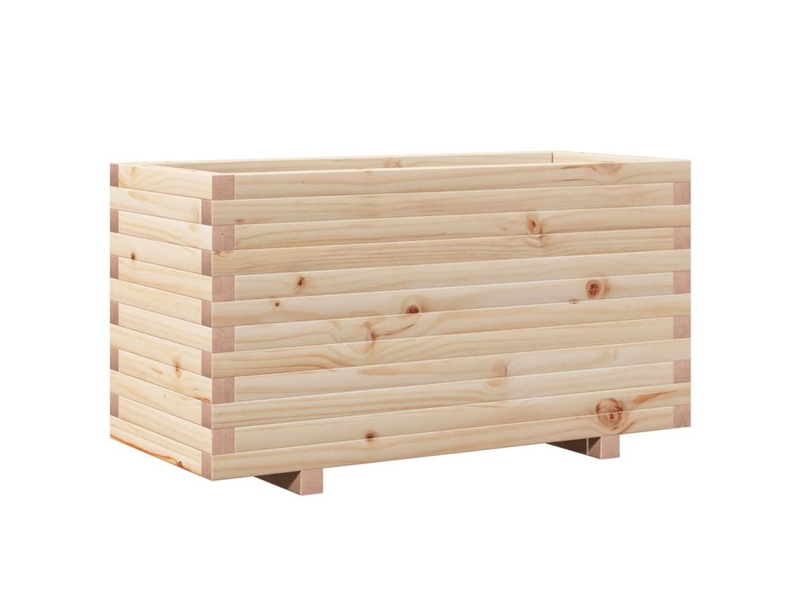 Garden Planter, Garden Planters Vidaxl Marrom Madeira De Pinho (90 X 40 X 49.5 Cm)