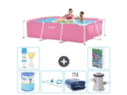 Piscina com Estrutura Retangular 220x150x60 Cm 5 peças S20 INTEX