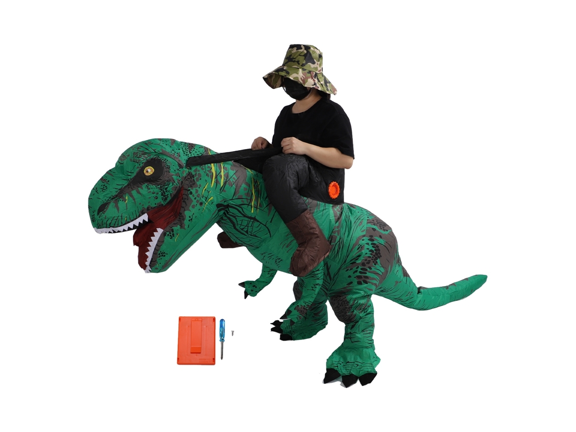 Traje De Dinossauro Inflável T-rex À Prova D'água Para Adulto Com Laxiscreed, Ideal Para Halloween E Cosplay