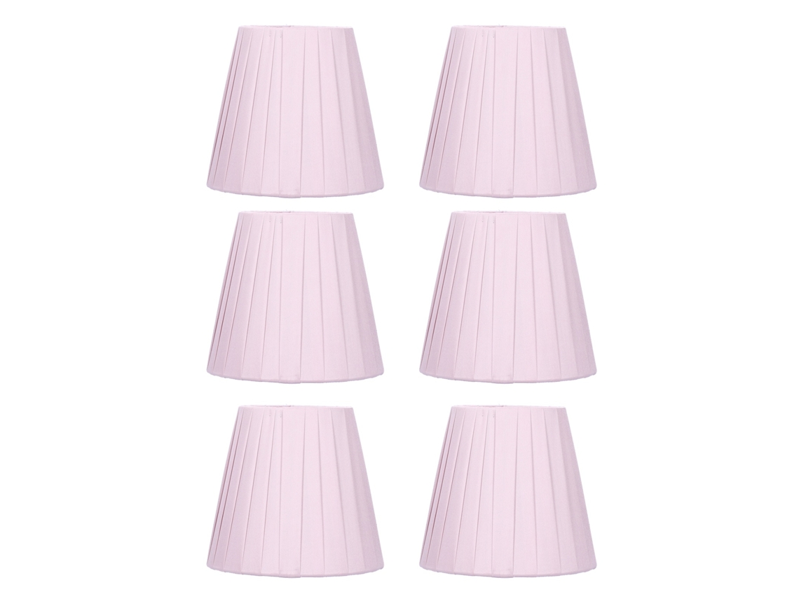 6pcs Capa de Lâmpada de Têxtil Clip On para Lustre Parede Decoração Moderna Simples Casa S/MARCA