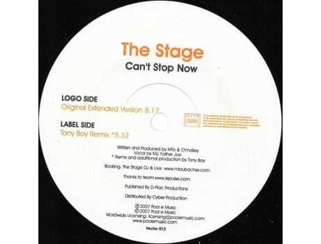 Vinil Cant Stop Now Vector Records