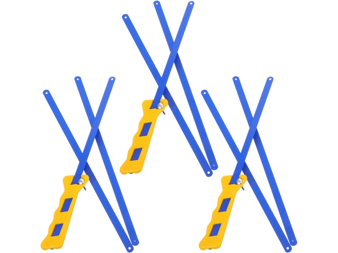 Mini Serra Manual De Plástico Azul Sólido, Serra Portátil Para Metal De 30 Cm (12 Polegadas)