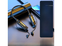 Fones De Ouvido Bluetooth Sem Fio (banhados A Ouro, Semi-intra-auriculares), Bateria Com Duração De 10.000 Horas, Cancelamento De Ruído.