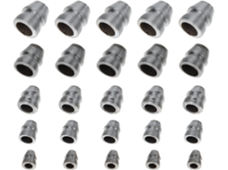 Conjunto De 25 Cunhas Ferro Redondas Multiuso Ipetboom, Acessório Compacto E Durável Para Marcenaria Ferramentas Manuais