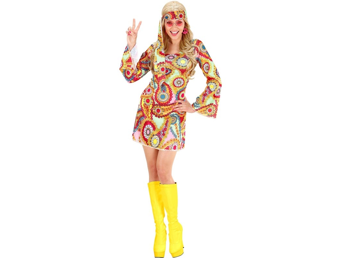 Fato de hippie glamour para mulher