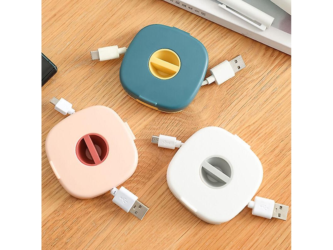 Organizador De Cabos Expansível E Compacto, Multiuso, Para Usb, Carregamento Pequenos Acessórios (3 Compartimentos Quadrados).-aquaforge