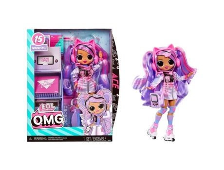 Ha ha ha. Boneca Surpresa Omg Fashion Doll Ace 24 cm Boneca e Acessórios A partir de 3 Anos LOL Surprise!