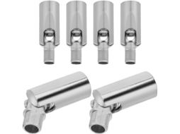 Adaptador Metálico M10 para Teto Suspenso, Rotação de 180° para Tetos Inclinados Ou Abobadados, Pacote com 6 Unidades. SFUSHOS