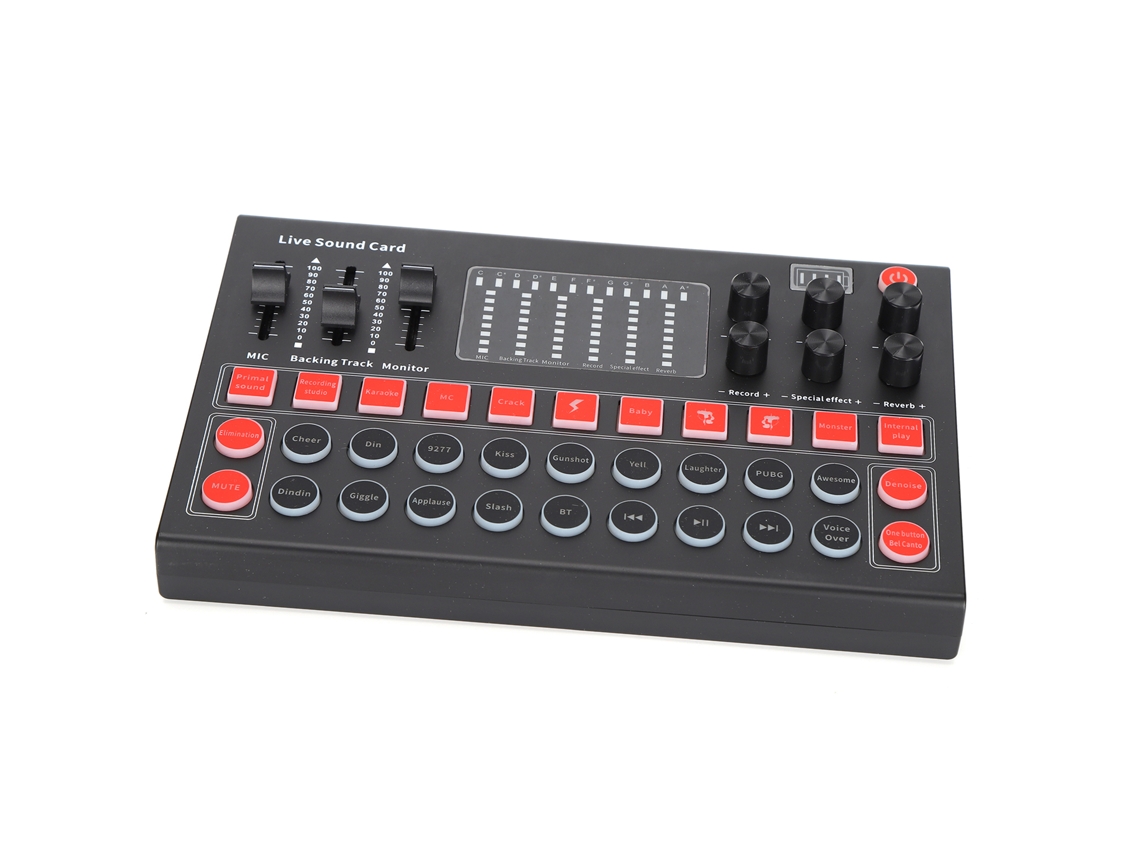 Mali kit de Placa de Som Bluetooth M9 para Transmissão Ao Vivo com Sinal Estável e Equipamento Profissional