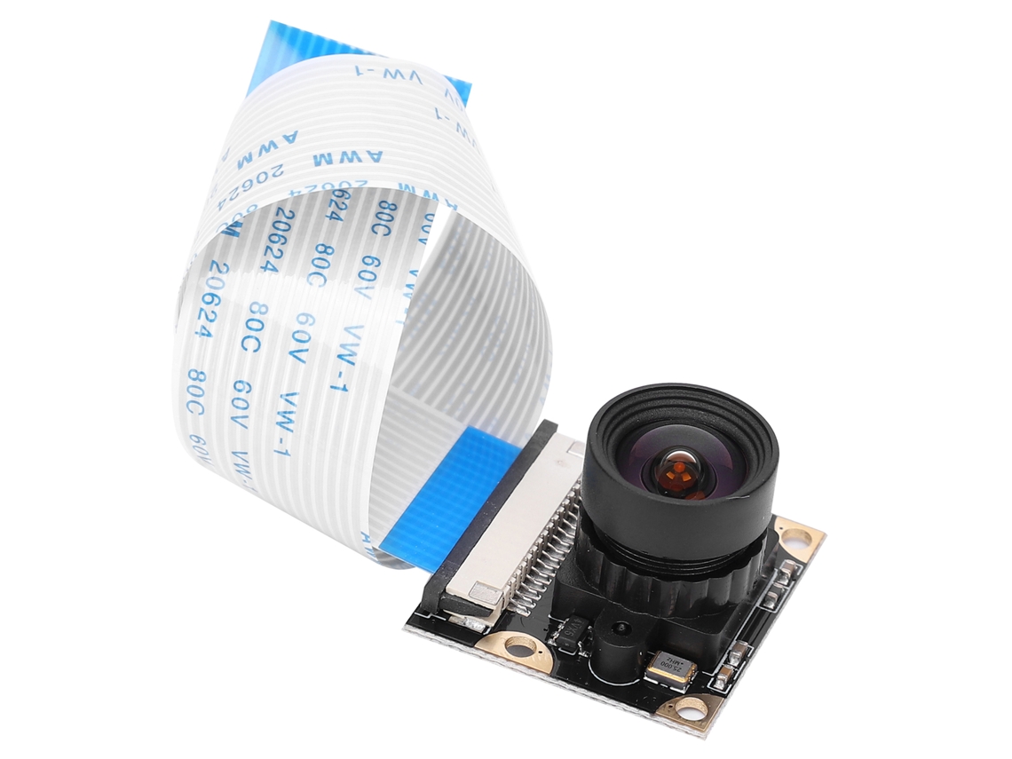 Câmara para Raspberry Pi 4 3B 5MP com visão noturna e ângulo de 100° ajuste de foco 1080p HKJ