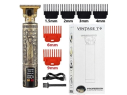 Máquina De Cortar Cabelo Elétrica Sem Fio 2023 T9 0mm Para Homem, Máquina De Cortar Cabelo Profissional Para Barba, Recarregável