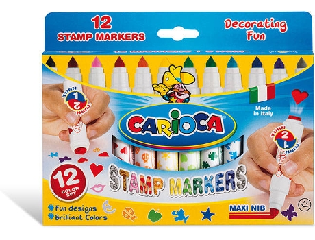 Carioca - Canetas de Feltro Stamperello x12